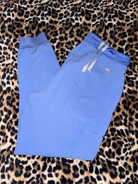 FIGS Women’s Large Ceil Blue Zamora (Regular) Jogger Scrubs Style# W18SW2005